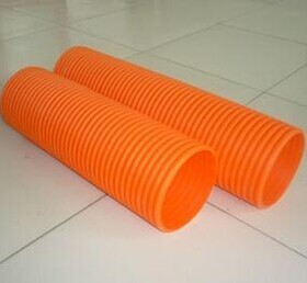 热销PP橙色塑料阻燃穿线管防火蛇皮波纹管汽车线束耐高温软管28.5