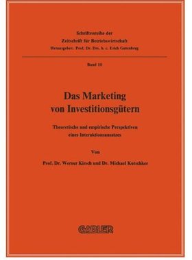 【预售】Das Marketing Von Investitionsgutern: Theoreti...