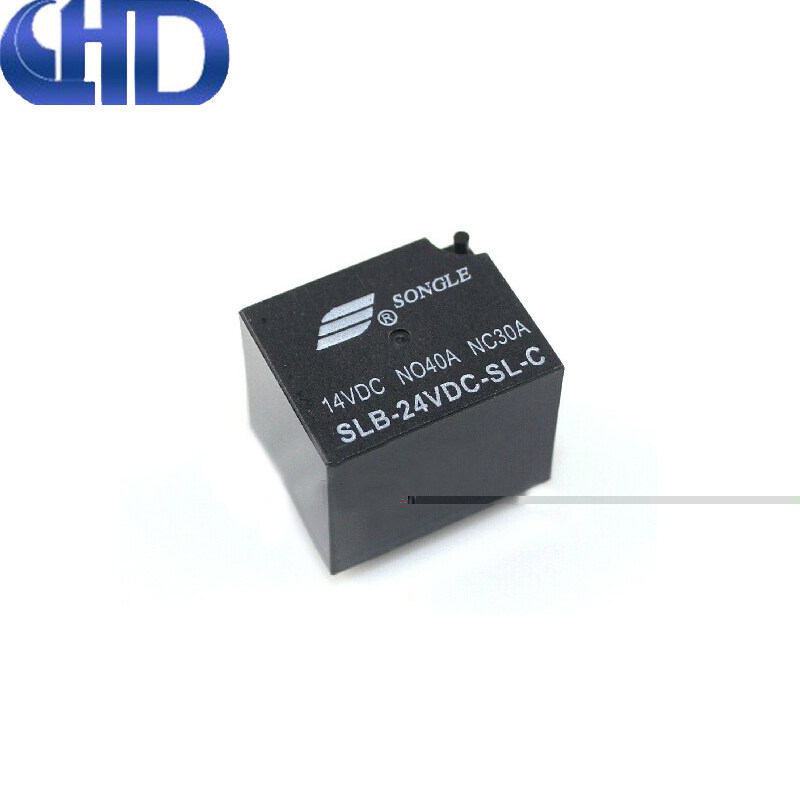 汽车继电器slb-24vdc-sl-c slb-12vdc 7脚/30a 美式引脚 一组常开