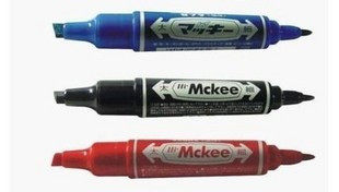 包邮大双头 油性黑色白色记号笔 光盘笔\箱头笔物流记号笔 唛克笔