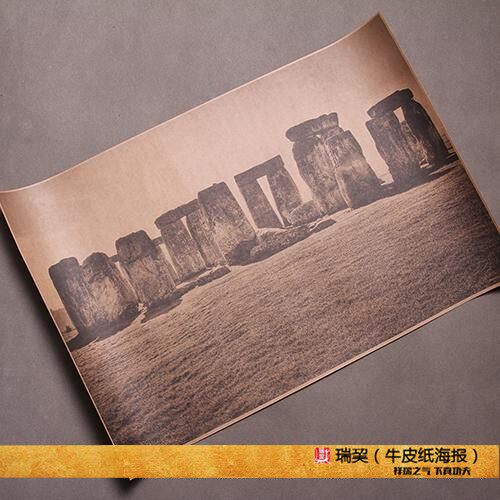 欧洲景点 风景装饰画 英国巨石阵stonehenge 复古风挂画