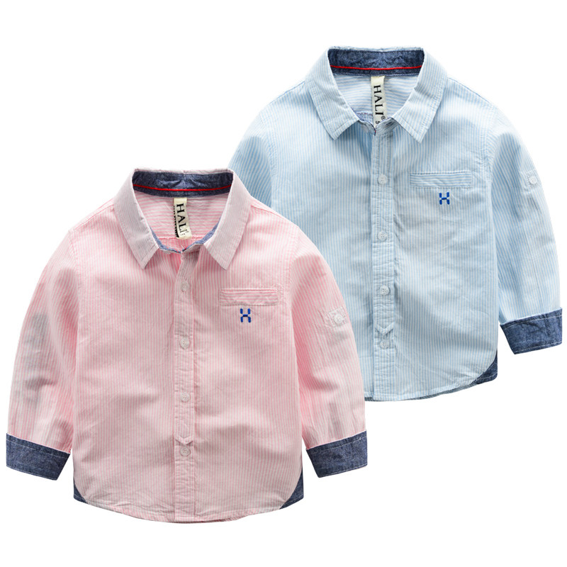 Chemise garcon à manche longue - Ref 2082035 Image 1