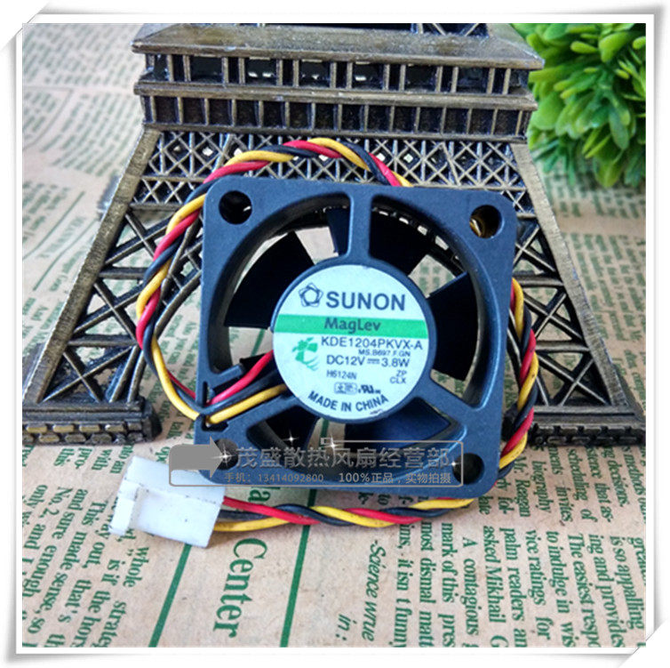 建准SUNON 4020 KDE1204PKVX-A DC12V 3.8W 4CM 磁悬浮散热风扇