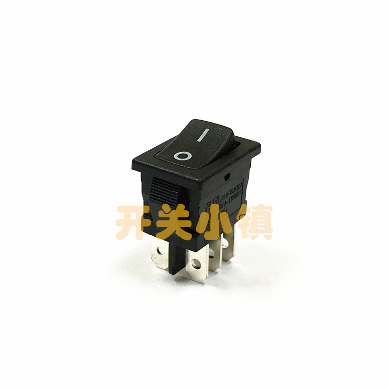 台湾RLEIL船型开关 6脚2档电源开关 RL3-10 15X21 KCD1-202 银点