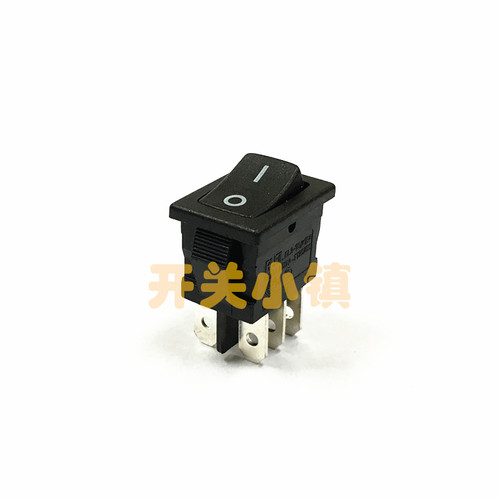 台湾RLEIL船型开关 6脚2档电源开关 RL3-10 15X21 KCD1-202 银点