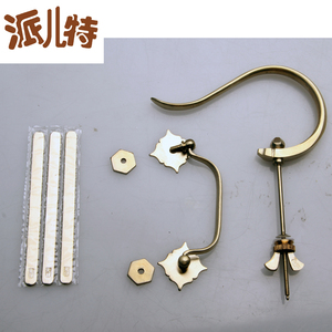 新品派儿特用品小笼子配件新款高档用具母笼画眉白铜母笼钩