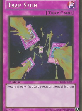 游戏王 美版 正版 - 陷阱无力化 Trap Stun/黄金/PGLD