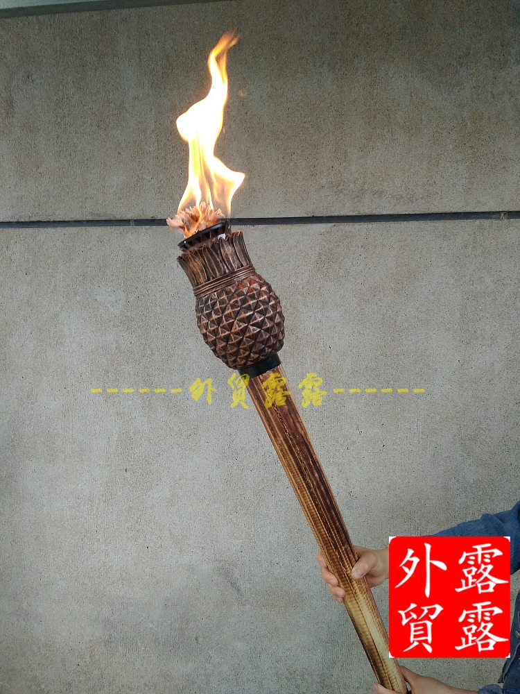 火把别墅装饰灯结婚火把真火庆典火炬舞台表演道具火把反复使用