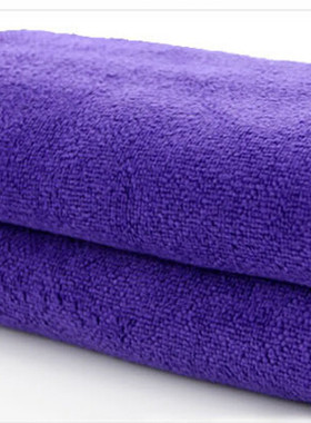 纤维毛巾理发店蓝色紫色绿色咖啡色超细磨毛美容院包头吸水干发