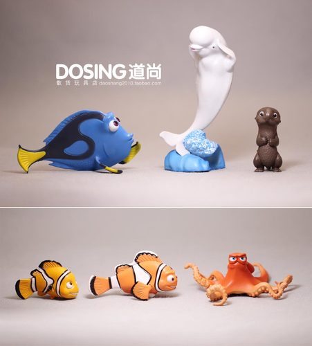 正版散货卡通动物模型摆件公仔