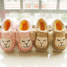 Pantoufles enfants en suède pour hiver - semelle plastique - Ref 987022 Image 14