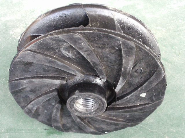 4/3c渣浆泵叶轮ahr洗砂泵橡胶耐磨泵水轮75/50抽沙泵配件过流件