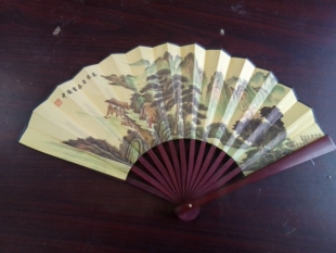 工艺扇折扇创意仿古装 饰男扇子 君王儿童拍照道具复古拍摄中国风装