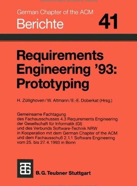 【预售】Requirements Engineering 93: Prototyping