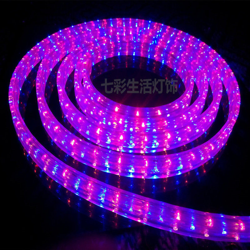 led灯带户外防水彩虹管装饰扁四线软光线霓虹灯七彩变色灯条闪烁|msdalam kategori keluarga memasang ibu, sumber cahaya, sumber cahaya LED, lampu LED - dari Buy2taobao.com untuk memberikan perkhidmatan ejen Taobao profesional membeli