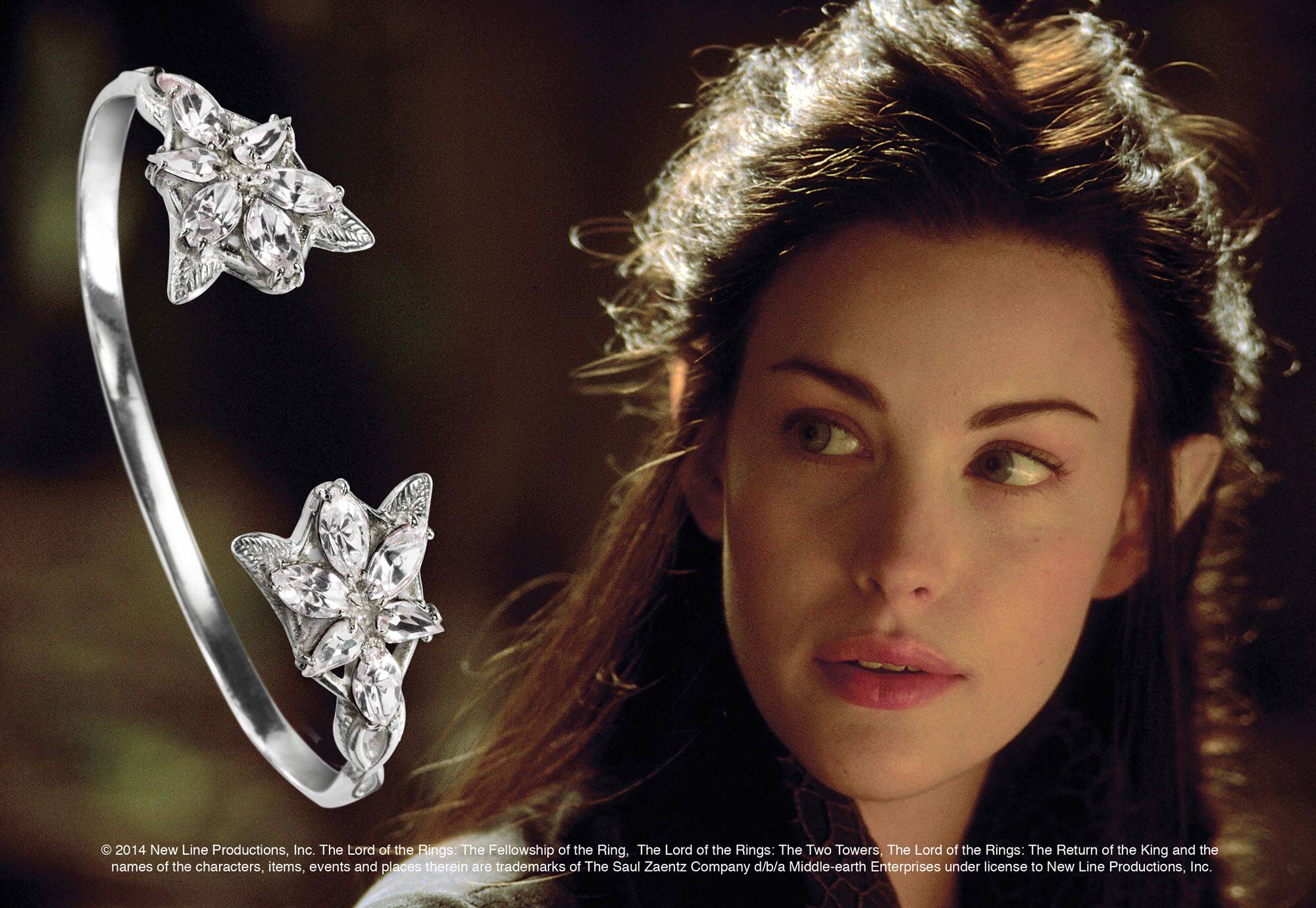 代购官网正品魔戒指环王周边阿尔亚玟苍暮之星暮星纯银手镯首饰