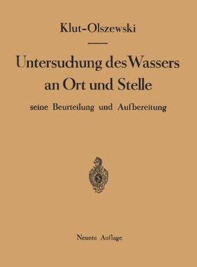 【预订】Untersuchung Des Wassers an Ort Und ...