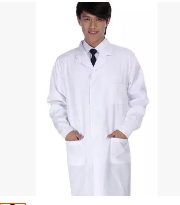 医师服长袖白大褂冬装涤卡面料医院门诊诊所病房药房实验室工作服