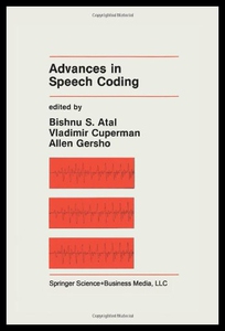 【预售】Advances in Speech Coding