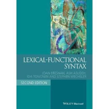 【预订】Lexical-Functional Syntax 2E