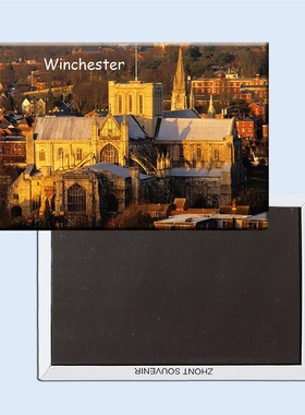 现有图定制 汉普郡温彻斯特旅游纪念品冰箱磁贴 接受客供图20895