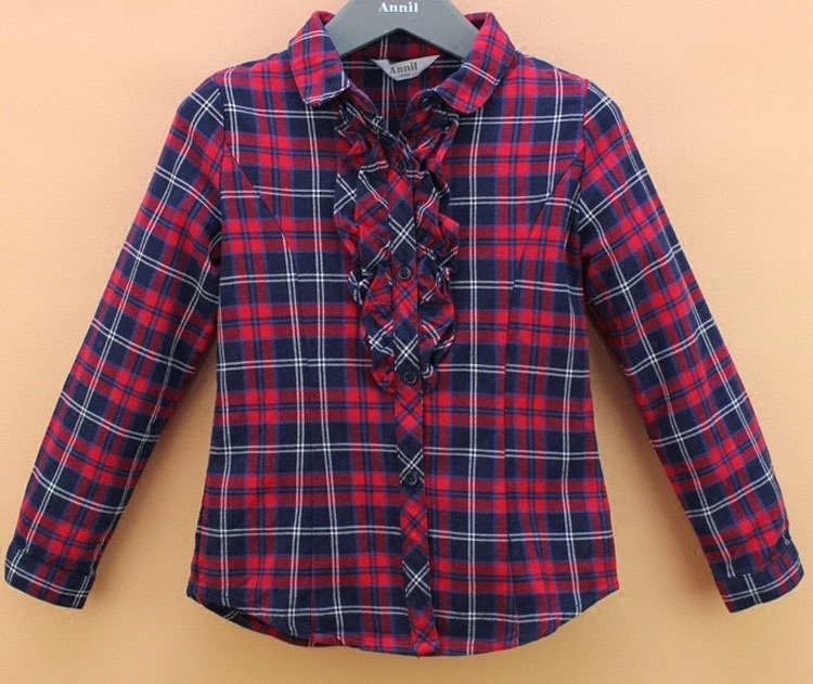 Chemise fille ANNIL à manche longue - Ref 2085814 Image 3