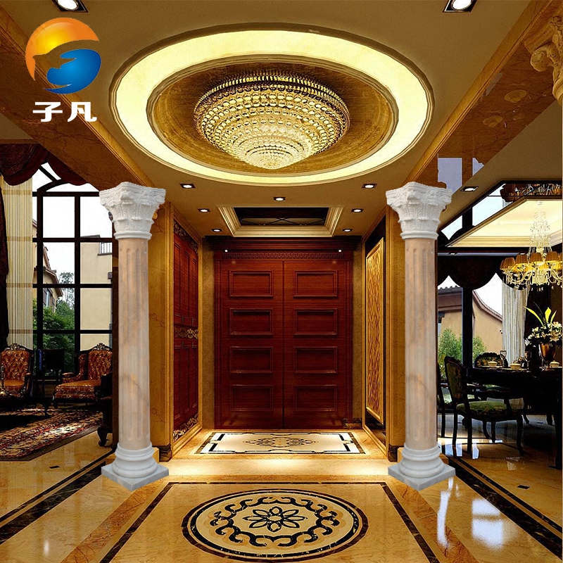 子凡 石雕柱子大理石欧式罗马柱石柱客厅装饰背景墙垭口装饰chr89