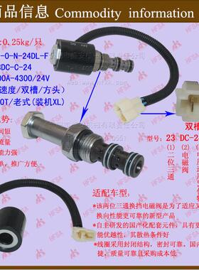 电磁阀(速度/双槽/方头-杭叉5-10T/老式-装机*叉车熄火换向电磁阀