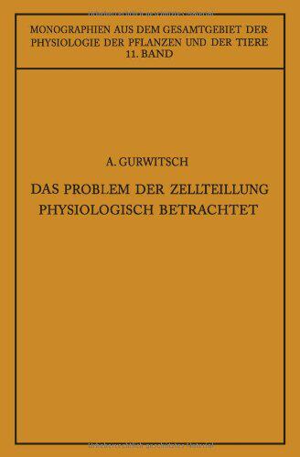 【预订】Das Problem Der Zellteilung Physiolo...