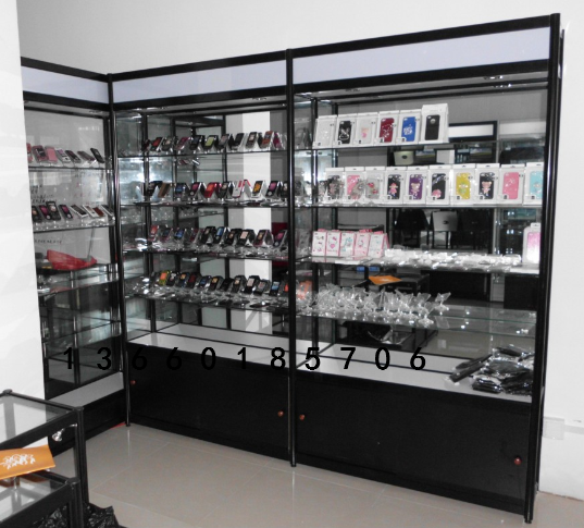 精品货架/日用品展柜/商场货架/玻璃柜/电脑数码手机配件展示柜