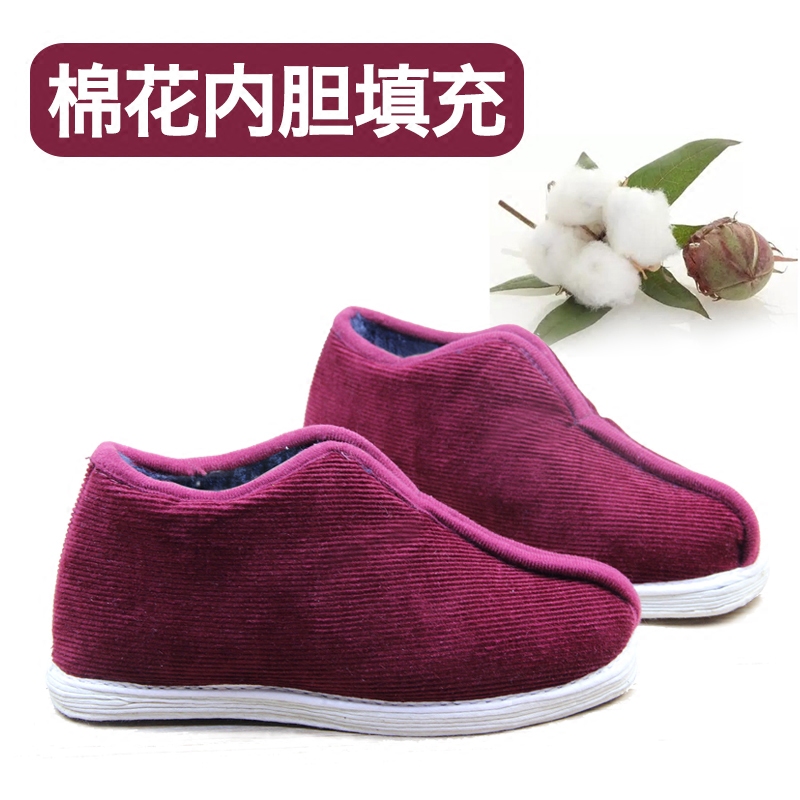包邮老北京布鞋冬季保暖棉鞋女手工老棉鞋家居中老年保暖鞋孕妇鞋