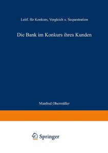 【预售】Die Bank Im Konkurs Ihres Kunden: Leitfaden Fu...