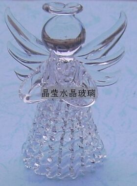 五款镂空水晶套圈小商品玻璃摆件