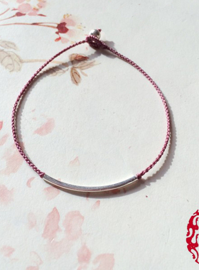 原创编织极细红绳手链包邮