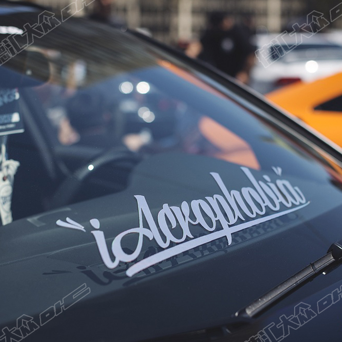 文字改装IACRO5周年防水防晒汽车