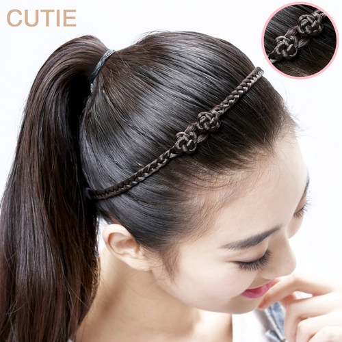 娇滴滴假发头箍韩版韩版可爱弹性