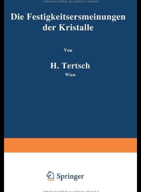 【预售】Die Festigkeitserscheinungen Der Krist