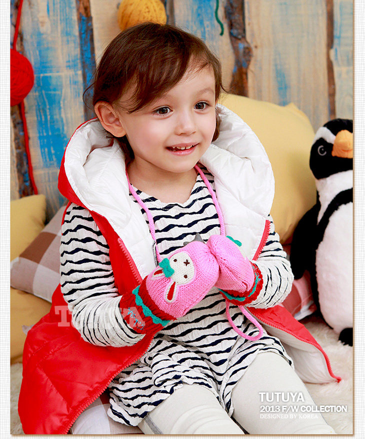 Gants pour fille en de laine - Ref 2150178 Image 1