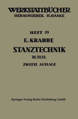 【预订】Stanztechnik: Dritter Teil: Grundsat...