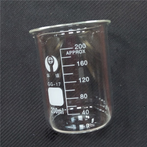 。牌优质玻璃烧杯200ml，耐高温，厚实， 量杯 12只/盒 单只价