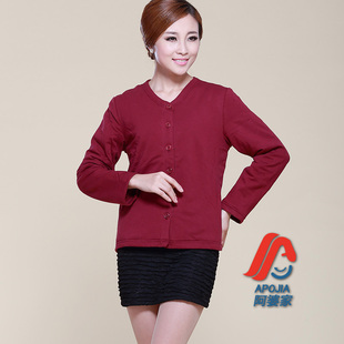 直筒開衫 阿婆家原創(chuàng)女士100%桑蠶絲棉衣棉襖棉服真絲保暖內(nèi)膽冬裝