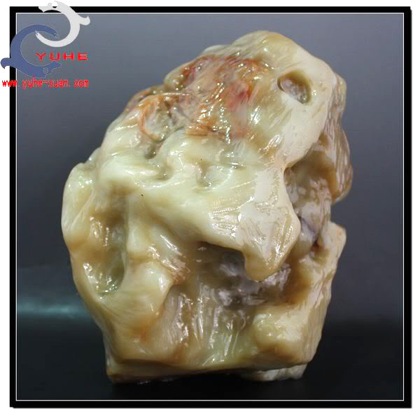 寿山石天然原石 国石真品 芙蓉冻石 精美原石摆件【裕和轩】A57-1