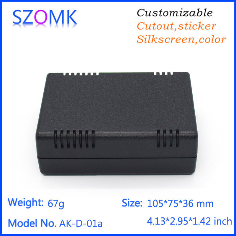 105*75*36台式仪器仪表测试壳显示仪盒塑料机箱DIY壳体AK-D-01a