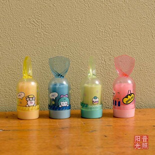 80 90年代 怀旧 经典收藏 台湾新代糖果四色橡皮 趣味橡皮 有划痕