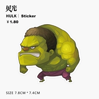 Miếng dán vali Marvel Hulk HULK cá nhân khung máy tính xách tay ván trượt ván 553 - Phụ kiện máy tính xách tay sticker dán máy tính casio