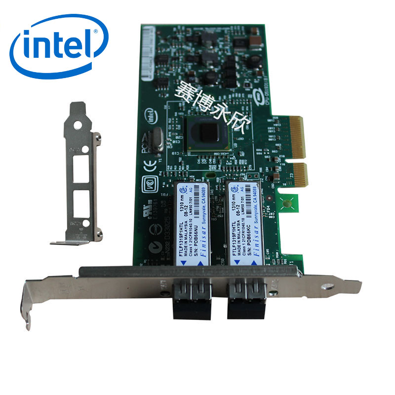 intelEXPI9402PF-LX千兆【单模双光口】PCI-EX4光纤网卡1310波长