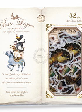 日本|Q-LIA贴纸包|Poste Lippee系列|32枚入|乐队01094|整包