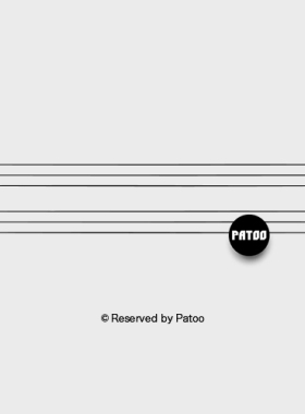 【PATOO怕痛】原创防水纹身贴三条线 3 Lines 黑白 手链脚链个性