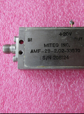 美国MITEQ进口 AMF-2B-2.02-33570 SMA接头 微波放大器 坏的
