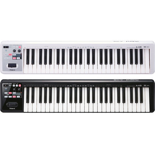 Roland 罗兰 A-49-BK A49 A-49-WH 49键盘USB Midi键盘半配重